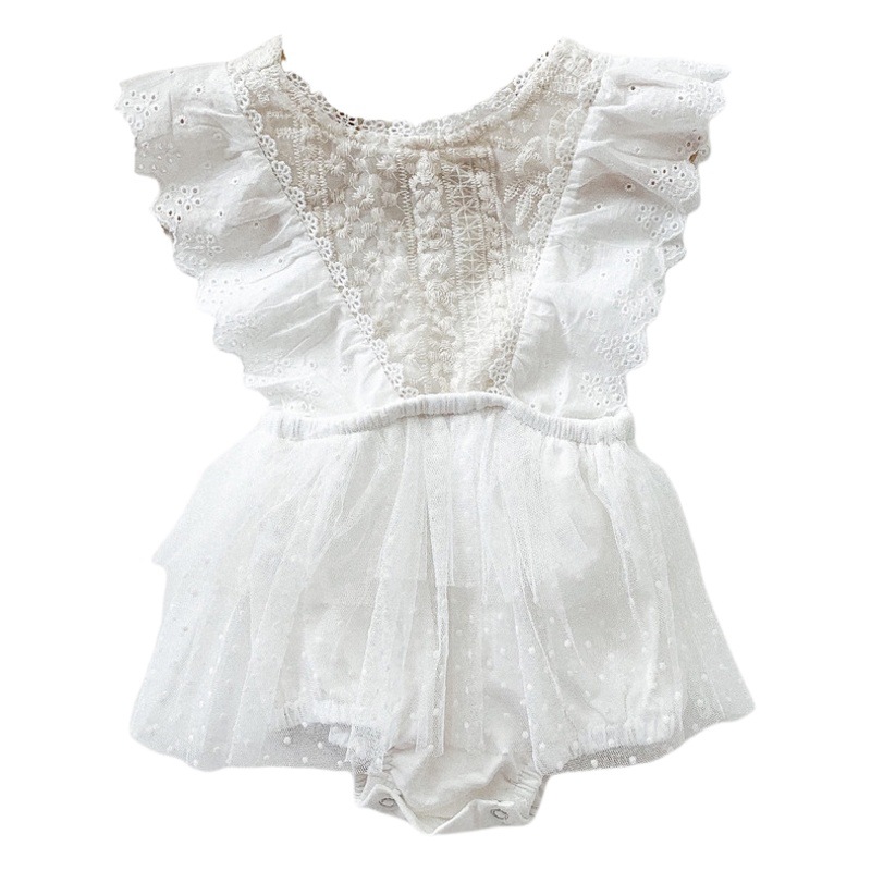 Ins Summer Korean Style Baby Girl Baby Lace Floral Princess Birthday Fashionable Dress Kidsren Baby Skirt