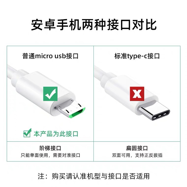 Picture of Factory wholesale usb Android charging cable mobile phone charging treasure fast charging type data cable mobile white distribution cable