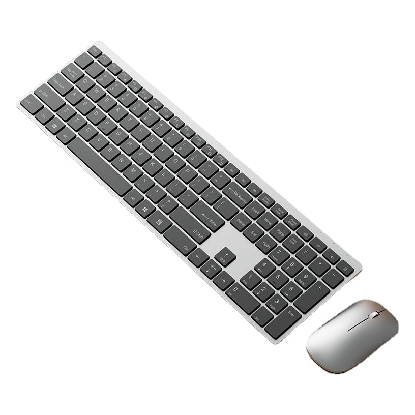 Film Bluetooth Wireless Keyboard and Mouse Set Desktop Computer Notebook Office Silent Notebook Mobile Phone All in One