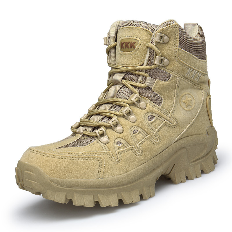Picture of Autumn new cross-border foreign trade high-top outdoor combat boots men's boots men's cross-country men's shoes thick-soled non-slip boots 1201