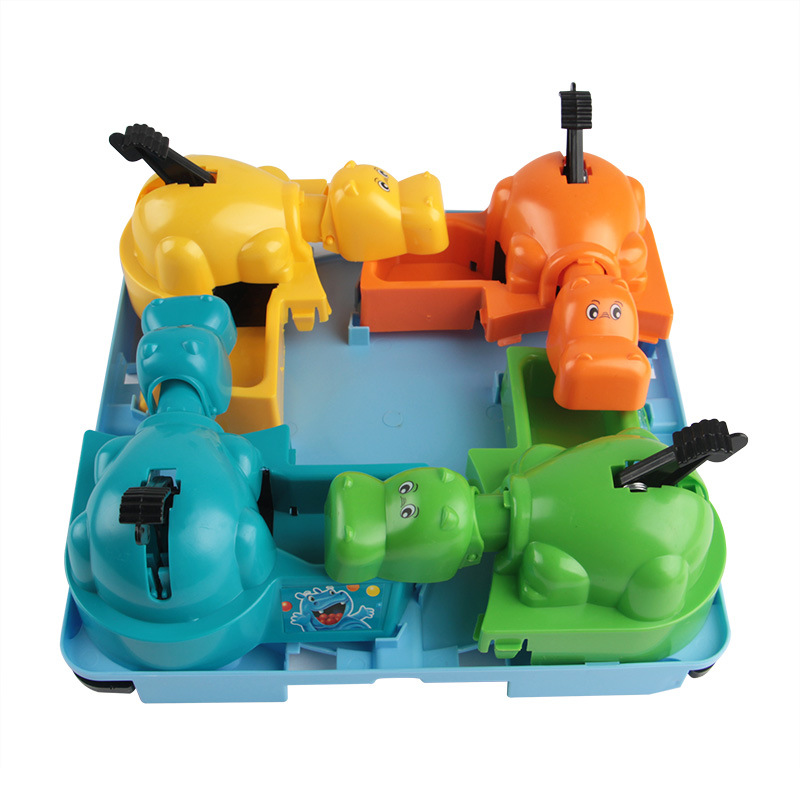 Picture of Cross-border Hippo Swallow Beads Children's Educational Toys Hungry Hippo Interactive Eating Frog Games