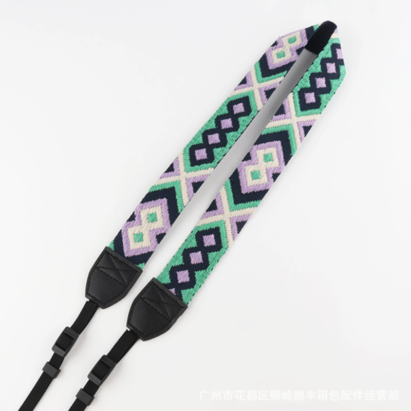 Picture of SLR Camera Shoulder Strap Camera Strap Waterproof Shock Absorbing Decompression 3.8cm Ethnic Jacquard Camera Strap