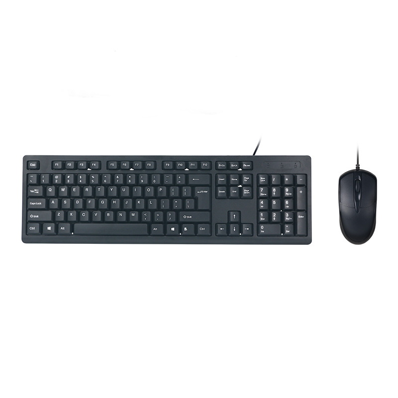 Picture of E-Commerce Power Supply M120 Keyboard and Mouse Set USB Interface Wired Office Computer Accessories Keyboard and Mouse Set