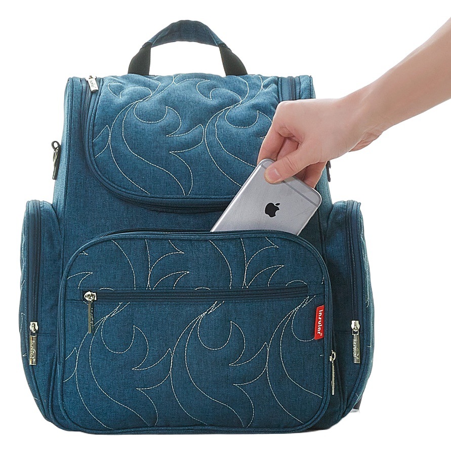 Fashionable Large-Capacity Backpack Mommy Bag Multi-Functional Oxford Mommy Backpack Mother and Baby Bag Backpack Cross-Border