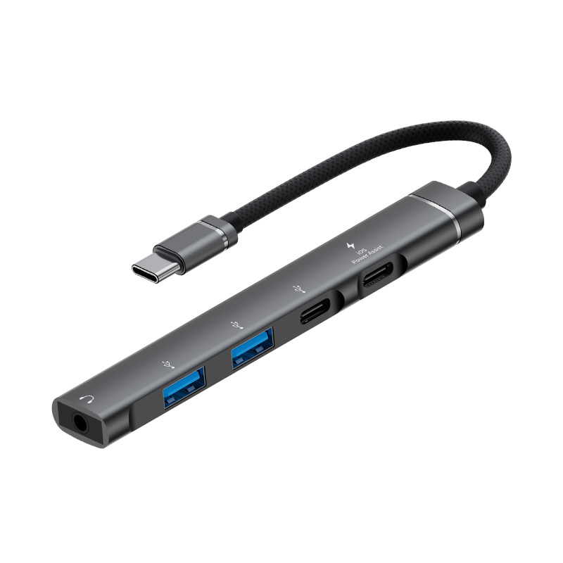 Picture of Multi-function usb extender Type-c docking station external 3.0USB-C USB flash drive digital headset 3.5mm headset