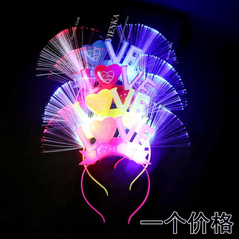 Picture of Luminous head Kou hair hoop horn antler concert children's gift to push hot selling factory direct wholesale