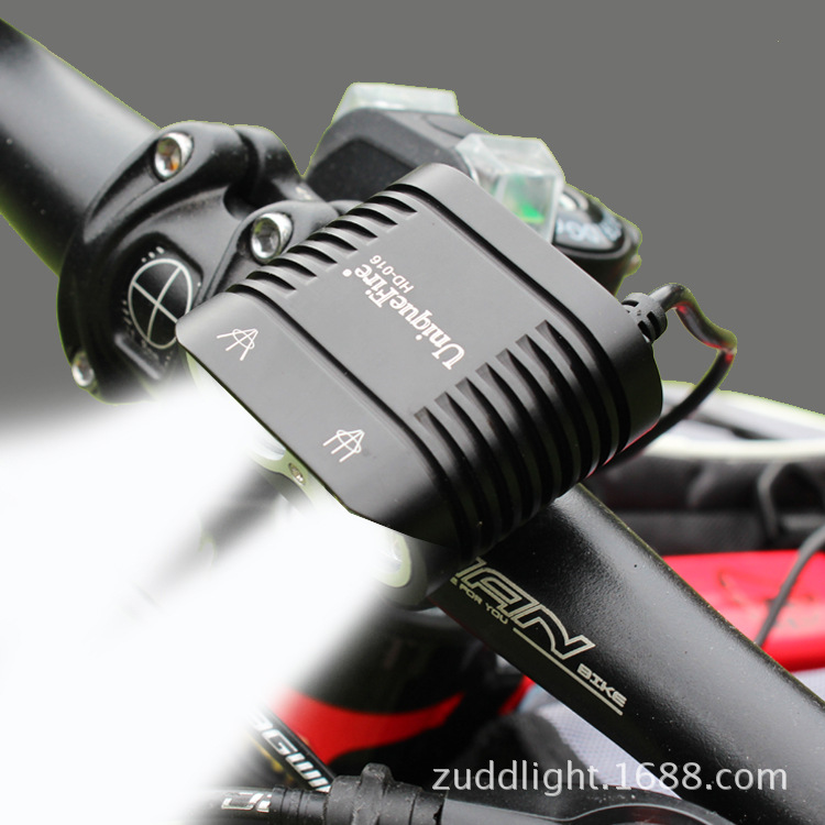 Picture of HD016 double L2 far and near light strong light bicycle lights single car lights night riding headlights dual mode