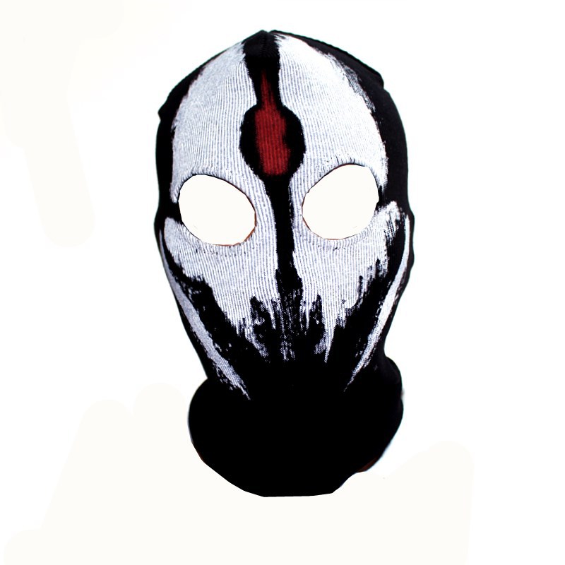 Picture of Deadpool white red hot sale ebay AliExpress Call of Duty Amazon death pure cotton mask