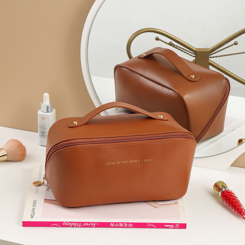 Picture of 2024 New Large Capacity Internet Celebrity Organ Pillow Cosmetic Bag Portable Outing Storage Toiletries Bag Fashionable