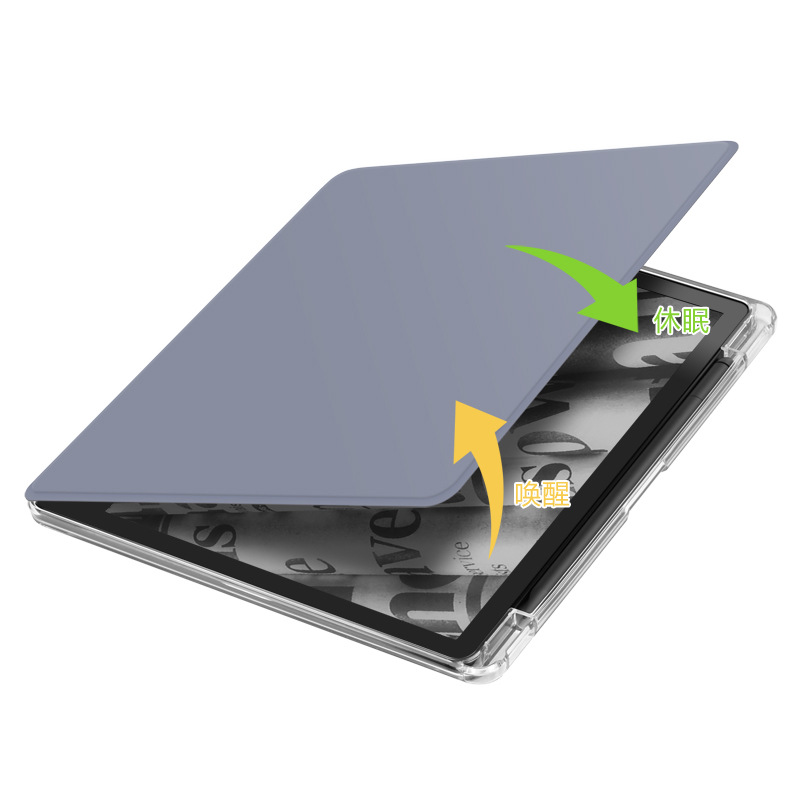 Picture of For 2024New Kindle scribe360 rotating protective cover 10.2 inch e-book transparent color protective case