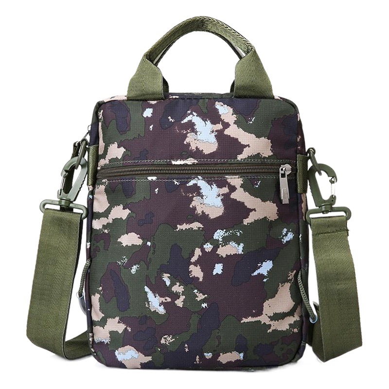 Wholesale Men's Portable Crossbody Bag, Casual Shoulder Bag, Outdoor Waterproof Cloth Bag, Sports Travel Bag, Cross-Border Supply