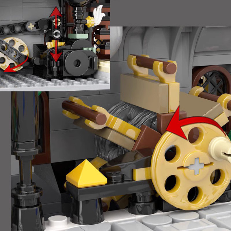Picture of Domestic Creative Building Blocks Steam Power Machine Punk Mechanical Assembly Toy Model Moc Compatible with Lego High Difficulty