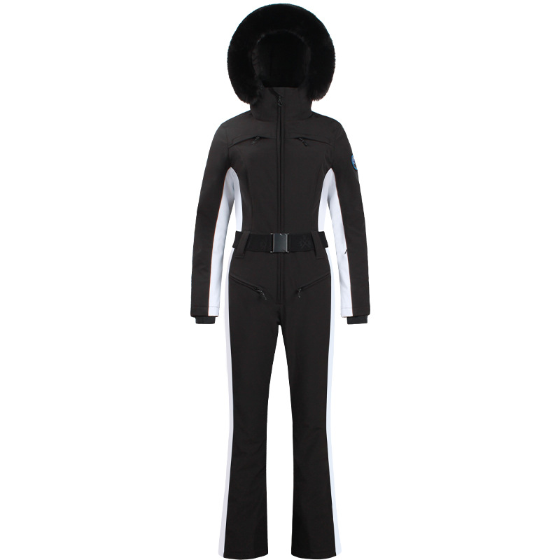 Picture of Professional Double-board Windproof Cross-border Ski Suit Women's Thickened Warm Waterproof Slim-fit Outdoor Ski Suit Women's suit