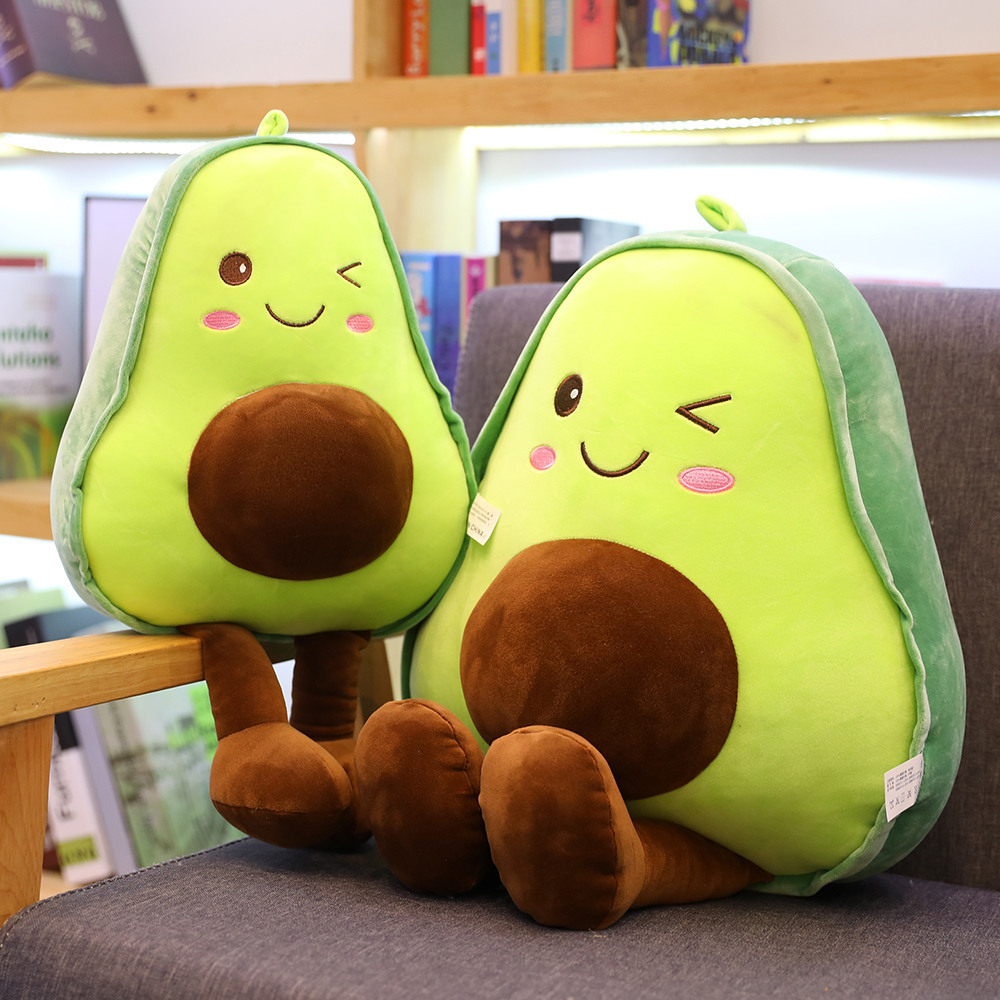 Picture of Internet Celebrity Same Style Instagram Style Aocado Pillow Plush Toy Cute Creative Fruit Rag Doll Pillow for Men and Women Gift