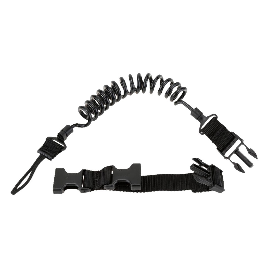 Multifunctional Tactical Spring Rope Quick Release Lanyard Safety Rope Outdoor Elastic Lanyard Strap