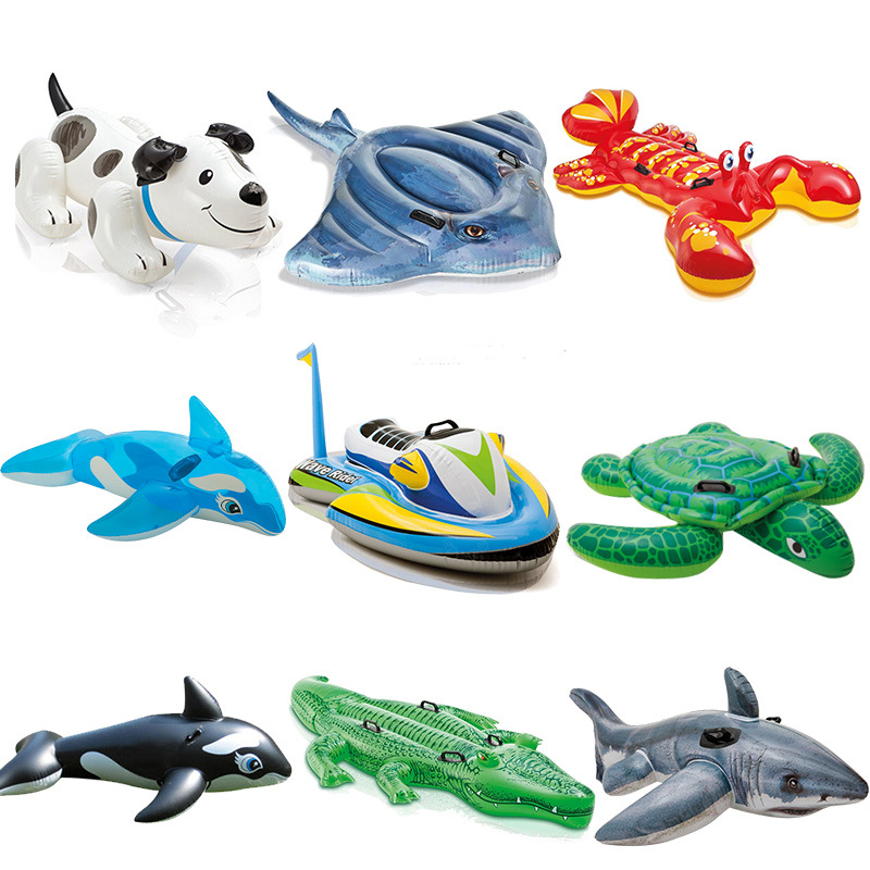 INTEX water Mount children adult water swimming Mount riding swimming ring water animal modeling toy