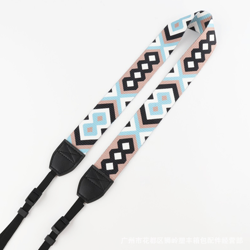 Picture of SLR Camera Shoulder Strap Camera Strap Waterproof Shock Absorbing Decompression 3.8cm Ethnic Jacquard Camera Strap
