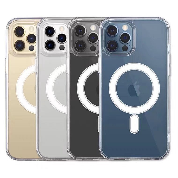 Picture of For Apple 15Pro Max Magnetic Phone Case iphone14 Acrylic 13 Transparent 12 Full Coverage 15Pro 11