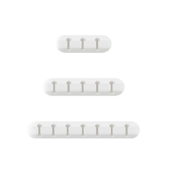 Picture of New desktop charging data cable holder multi-port creative storage wire silicone cable organizer hub