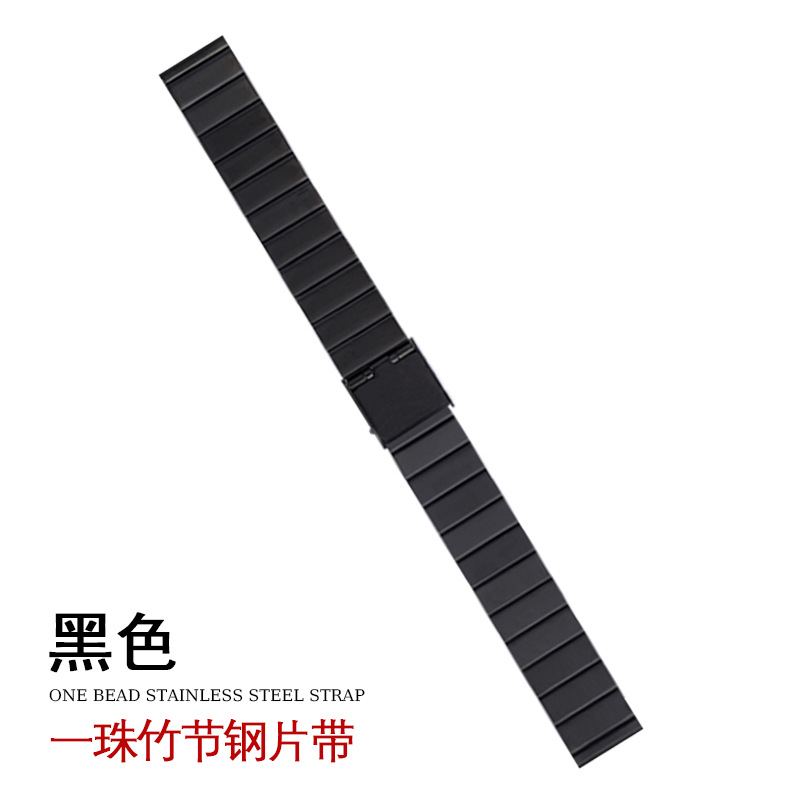 Picture of Suitable for Apple iwatch strap small waist one bead bamboo strap single buckle applewatch watch steel belt