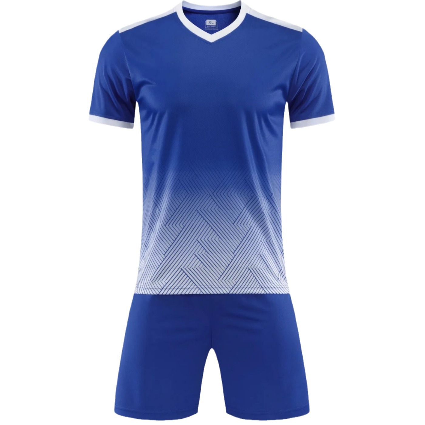 Picture of Short-Sleeved Football Clothing suit Men's and Women's Printed Football Training Clothing Competition Team Team Team Children's Light Board Football Clothing