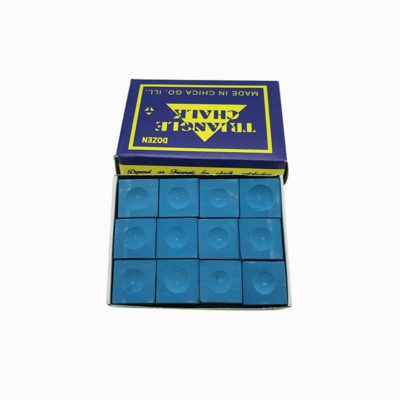 Picture of Pool cue chocolate powder triangle billiard accessories powder 12 small box snooker billiard gun powder billiard shell powder