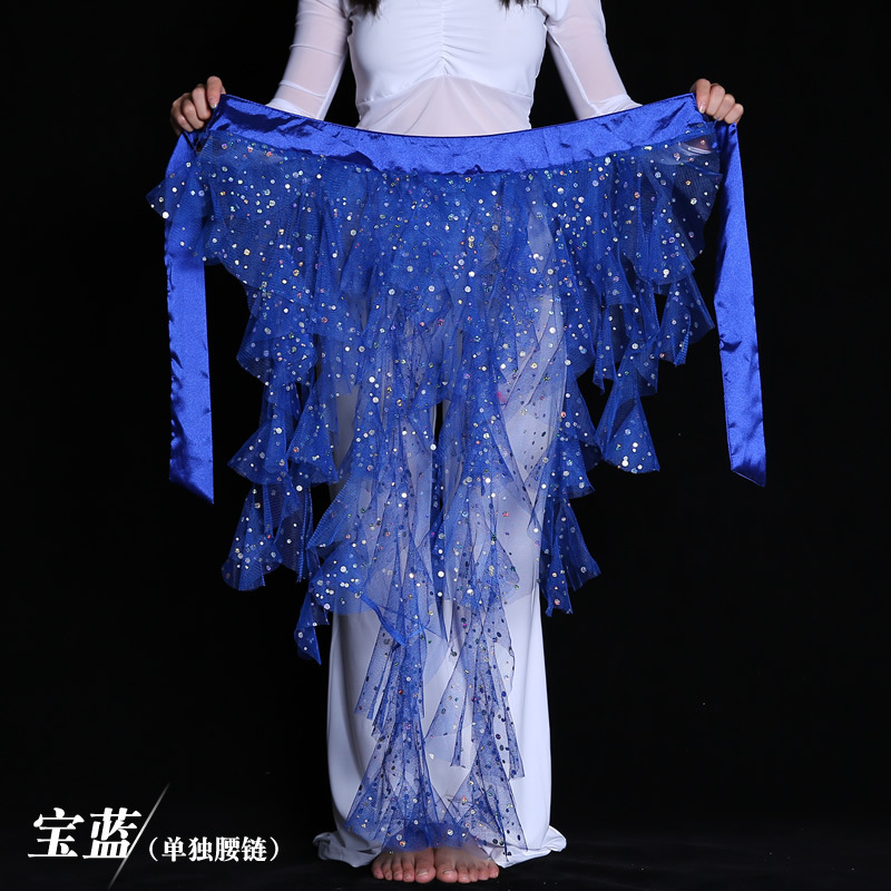 Picture of Belly Dance Highlights Mesh Nine-Tail Fox Belt Waist Chain Waist Charm Egyptian Waist Chain Source Factory