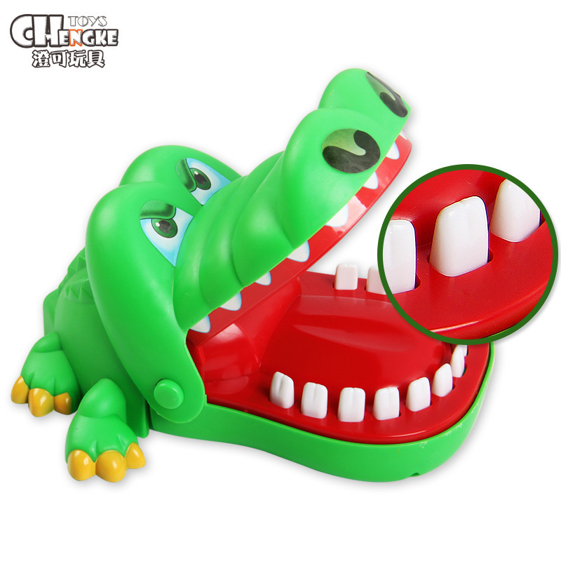 Picture of Bite Hand Tabletop Game Bite Hand Shark Bite Hand Tooth Extraction Puzzle Game Board Game Crocodile Bite Finger Game Toy