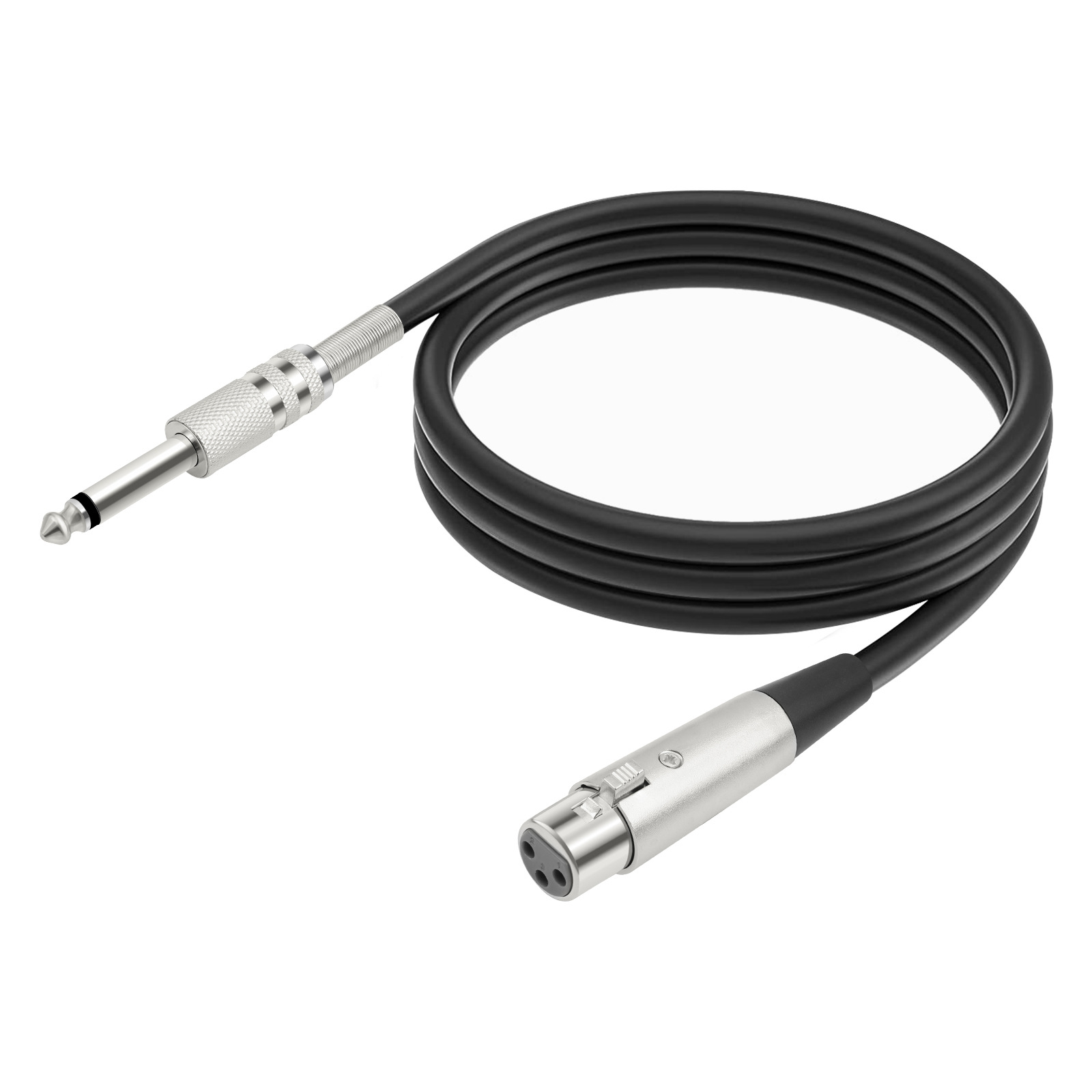 Picture of Single Channel 6.35mm Male to Three-Core Xlr Female 1/4 Ts to Xlr Female Mixer Microphone Cable