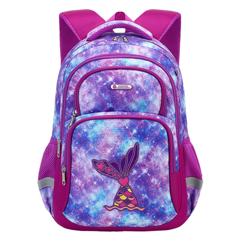 Elementary School Students' Schoolbags, Girls' 2024 New Kidsren's Backpacks, Spine Protection and Burden Reduction Ultra-Light Backpacks for Grades 1, 3 to 6,