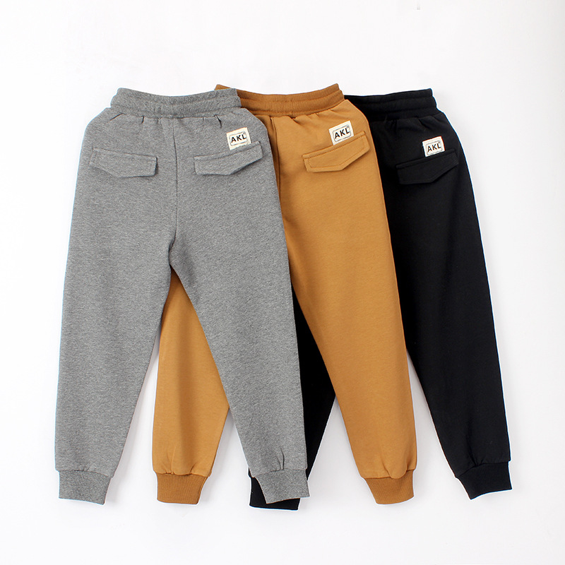Picture of Spring and Autumn 2024 New Korean Style Boys' Sports Pants Large Children's Pure Cotton Casual Anti-mosquito Trousers Children's Pants