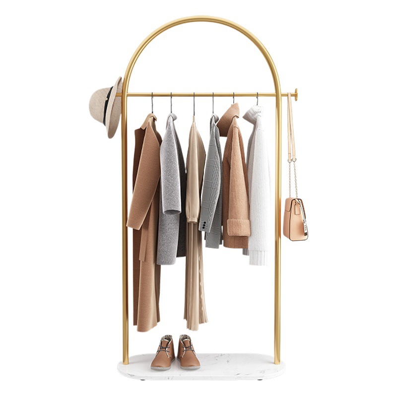 Nordic Light Luxury Coat Rack Floor Clothes Rack Home Clothes Rack Clothing Store Display Rack Bedroom Hanger Amazon Exclusive