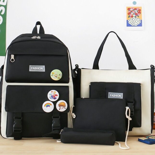 Picture of Ins Schoolbag Female K-Style Junior High School Student Primary School Student Forest Female Third to Fifth Grade Large Capacity Backpack