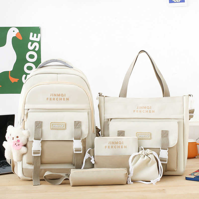 Picture of Schoolbags Primary School Kidsren School Backpacks Junior High School Students High School Students Ins High Quality Wholesale Custom Backpacks
