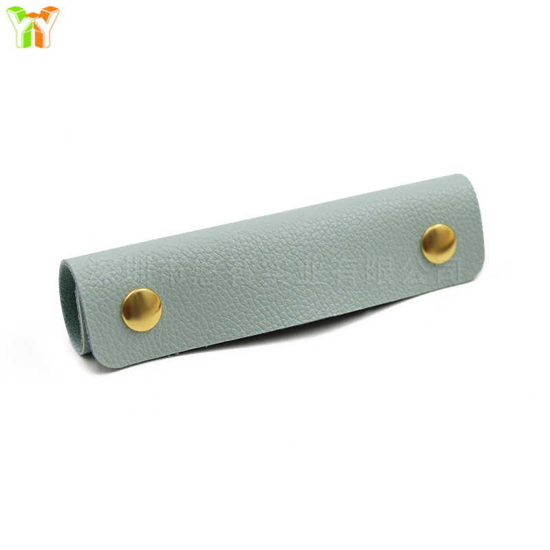 Picture of Double Buckle Luggage Handle Protective Leather Case Anti-Throttling Anti-Dirty Shoulder Strap Bag Shopping Bag Portable pu Leather