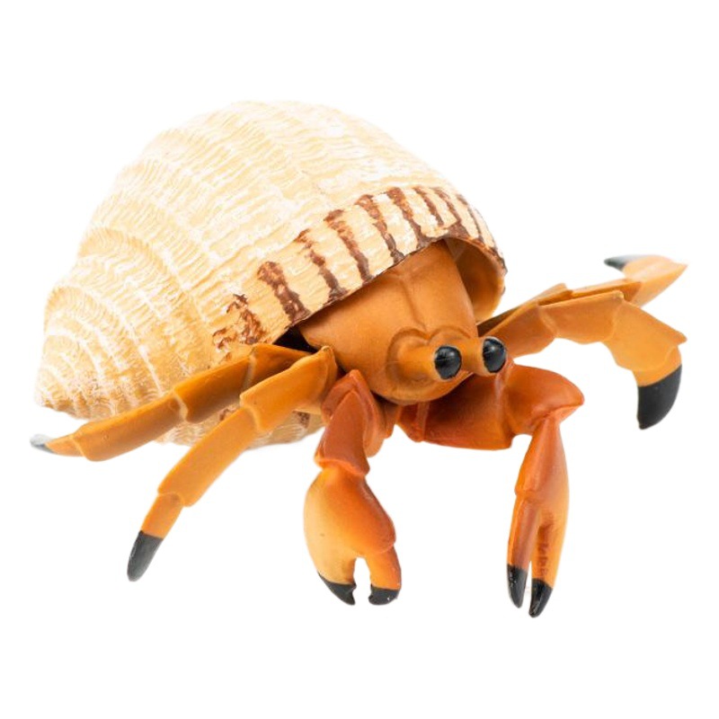 Cross-border simulation solid Deng's fish dragon model toy hermit crab saber-toothed tiger crab children's educational toy model