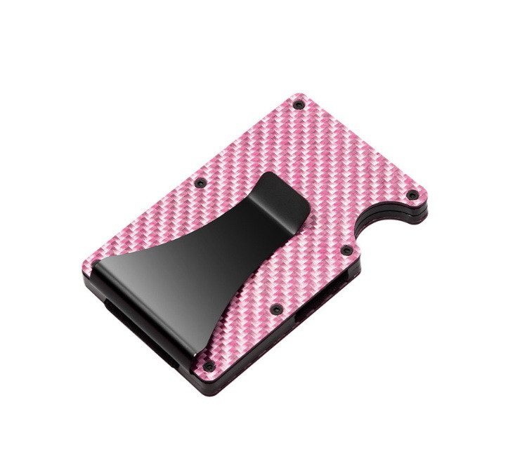Picture of Carbon Fiber Card Holder Anti-Degaussing Men's Multi-Functional Wallet Card Holder Card Box Anti-Theft Rfid Credit Card Holder