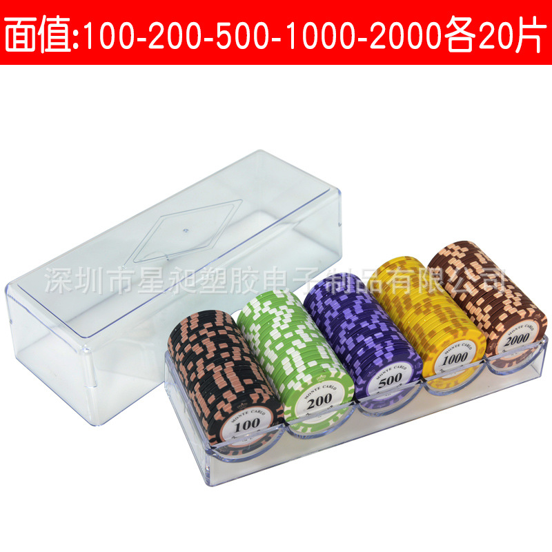 Picture of Mahjong Chips, Chess and Card Room Special Card Chips Coins, Texas Hold'Em Poker Points Coins, Coding Coins for Playing Mahjong and Playing Cards