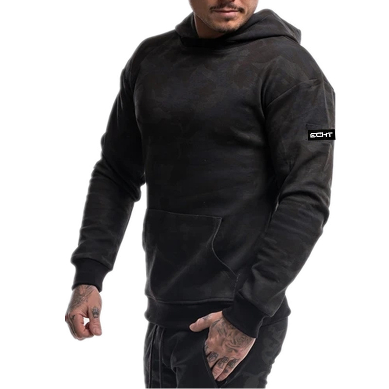 Picture of Muscle Men's New Camouflage Sports Sweatshirt Men's Autumn Sports Leisure Running Training Loose Hooded Jacket