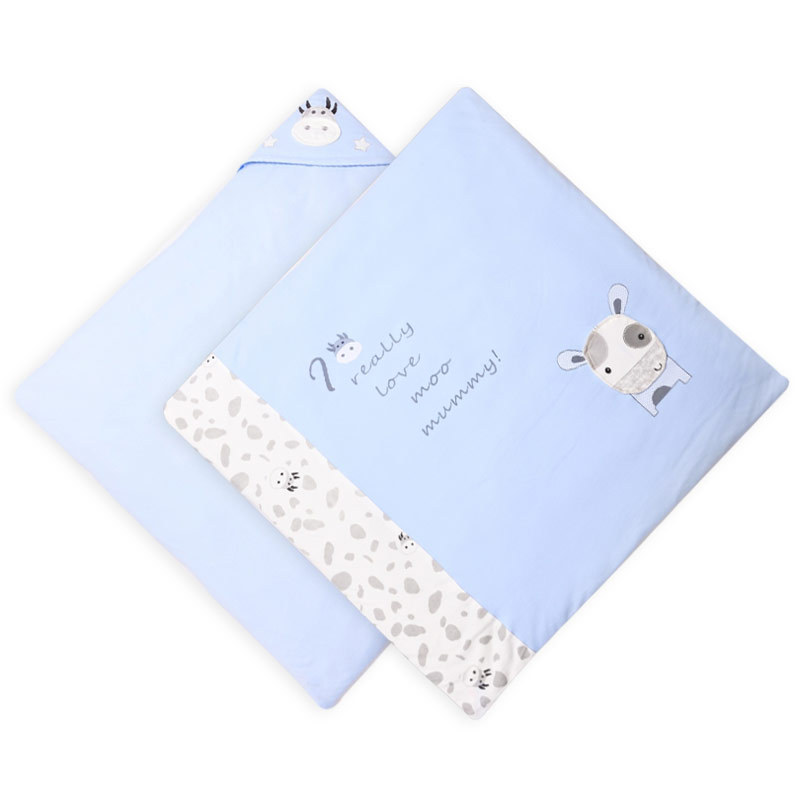 Picture of Factory direct supply of a generation of hair agent baby hugging quilt newborn bag autumn and winter cotton bolting blanket