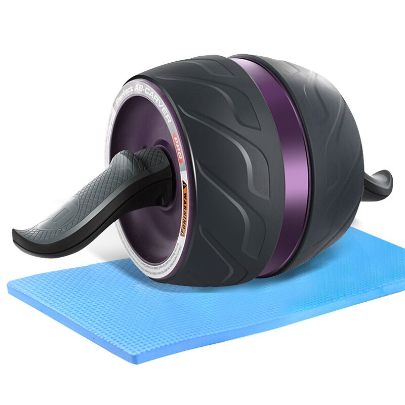 Picture of Fitness Equipment Automatic Rebound Abdominal Wheel Giant Wheel Household Abdominal Wheel Abdominal Muscle Wheel Silent Roller for Beginners Abdominal Tuck