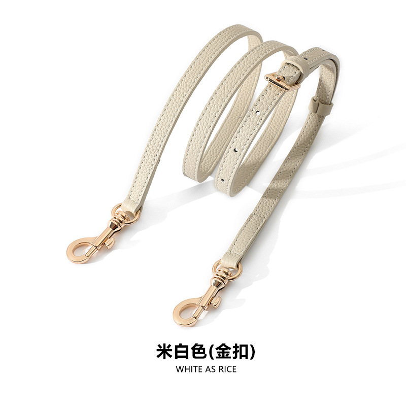 Picture of Mahuangshi first layer cowhide thin bag strap A- 74 leather long shoulder strap messenger bag litchi pattern replacement bag single buy
