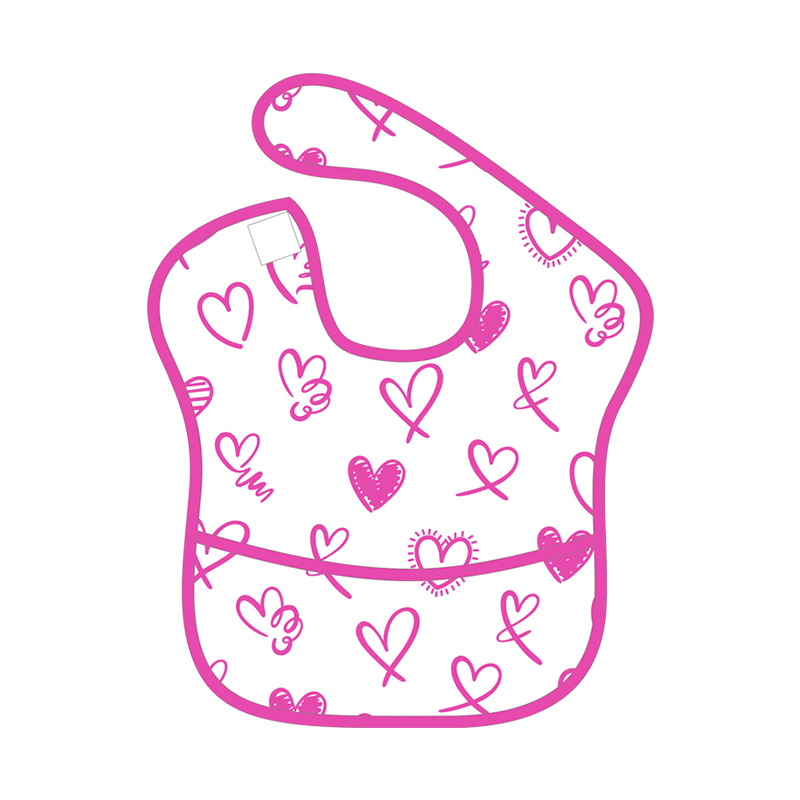 Picture of Summer Baby Waterproof Saliva Napkin Bib Kidsren's Eating Bag Feeding Supplement Bag 1-4 Years Old Anti-Vomiting