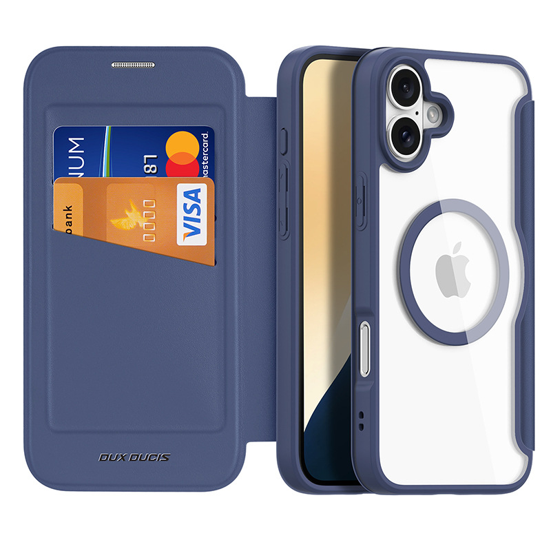 Picture of Suitable for Iphone16 Magnetic Holder Mobile Phone Case Cross-Border Wholesale Apple 16Pro Flip Dual Card Protective Cover