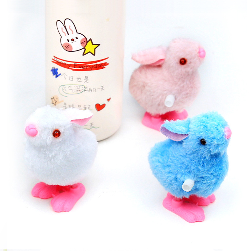 Picture of Wind-Up Chicken That Can Move and Jump to Coax Babies, Simulated Soft Plush Toys for Post-80S Generation, Street Stall Kidsren's Toys