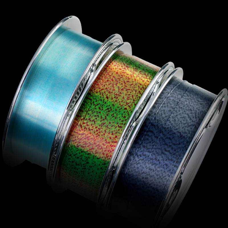 Picture of 108 meters spotted invisible fishing line color camouflage Taiwan fishing strong pull Japan original silk Luya fishing gear manufacturers wholesale