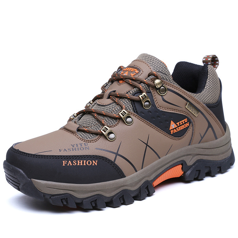 Factory shoes manufacturers wholesale outdoor large size hiking shoes outdoor sports shoes low work shoes 45-47 plus 3 yuan
