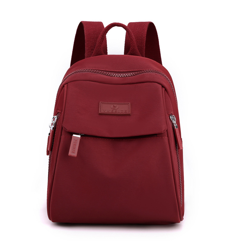 Picture of Large-Capacity Commuter Travel Bag, Fashionable Women's Backpack, Casual Student School Bag, Trendy Water-Repellent Nylon Cloth Bag
