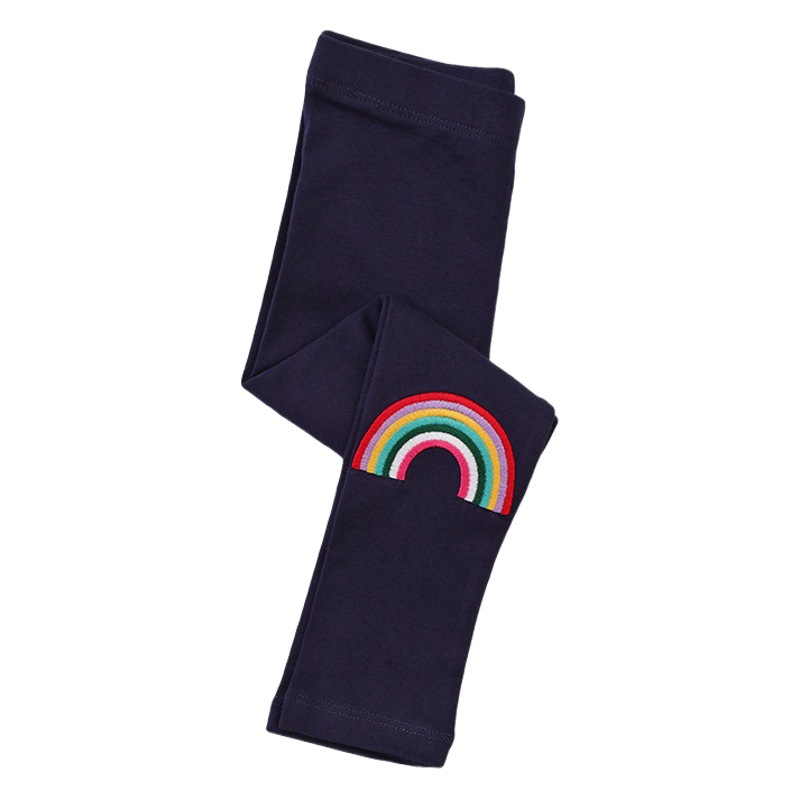 Girls' Elastic Leggings Children's Anti-mosquito Pants Girls' Spring and Autumn Leggings Casual Long Outer Pants