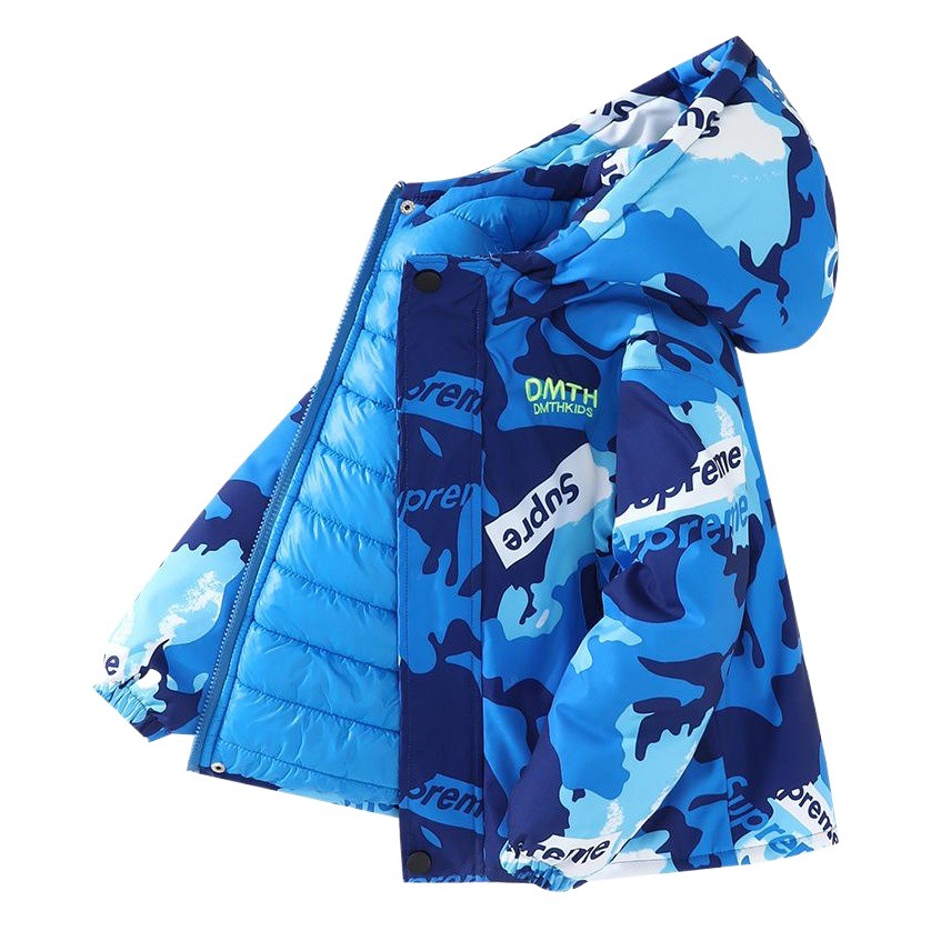 2025 Children's Spring and Autumn Cotton Tops Boys Winter Thickened Children's Clothes Tops Cotton Clothes 3-15 Coats Cotton Clothes